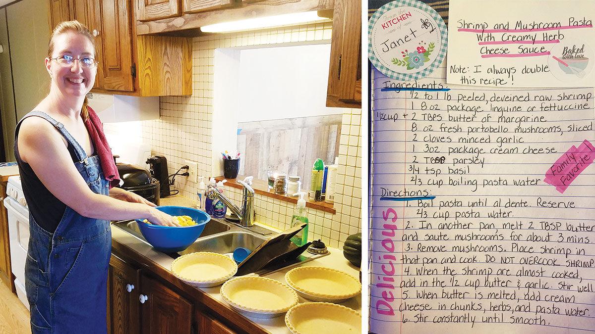 Janet Ragan with pies