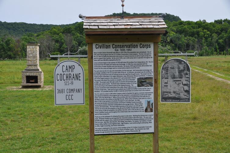Sign and flagpole