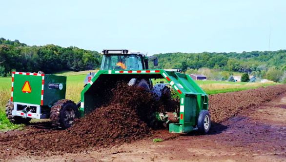 Manure composting