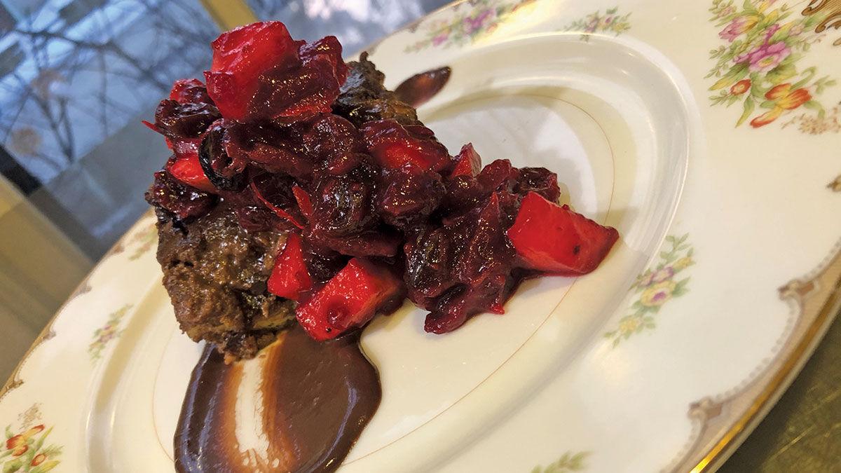 dark chocolate bread pudding