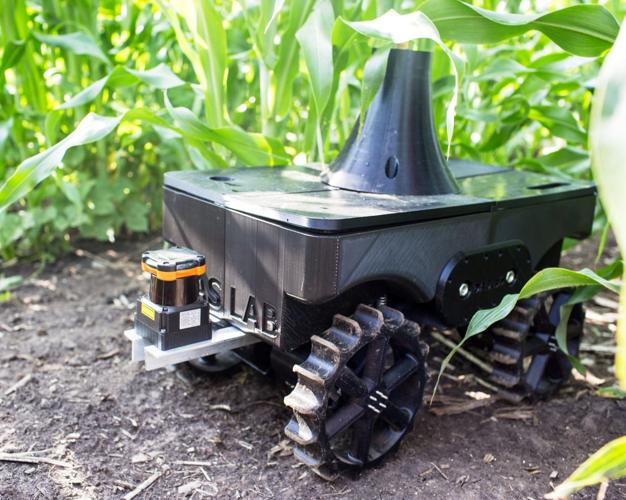 TerraSentia in corn plot