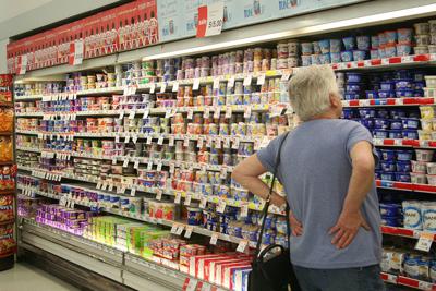 Dairy Grocery Aisle