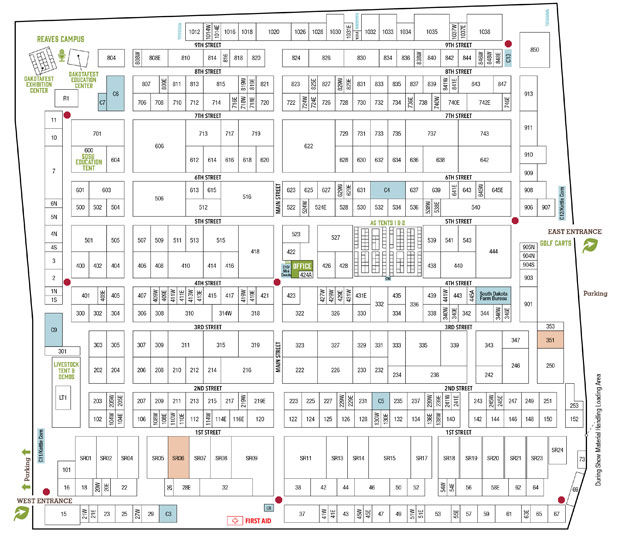 Dakotafest Map 2016