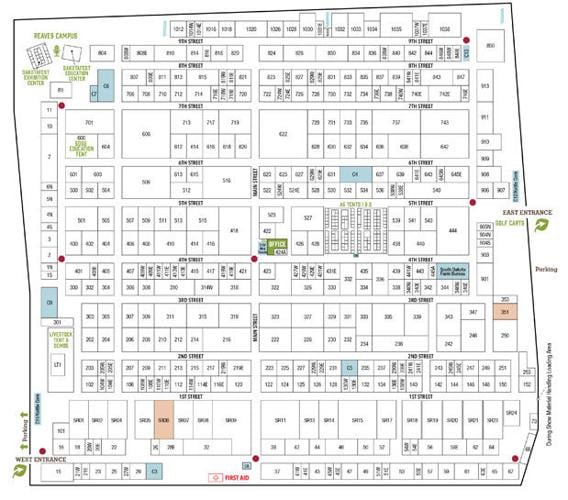 Dakotafest Map 2016