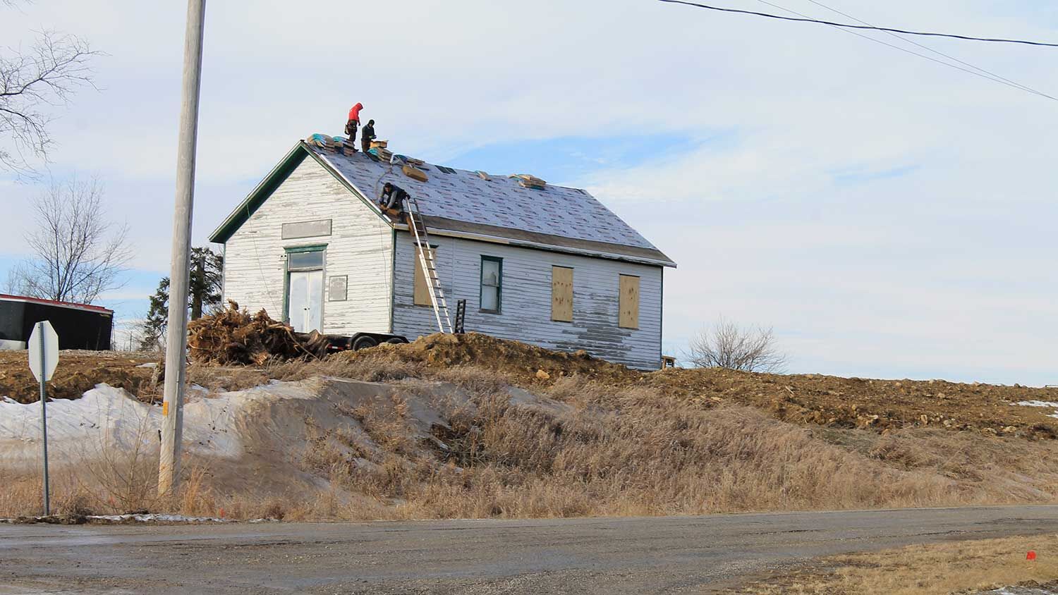 Former student relocates old school for restoration