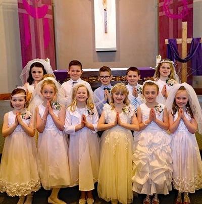 First Communion at St. Patrick's