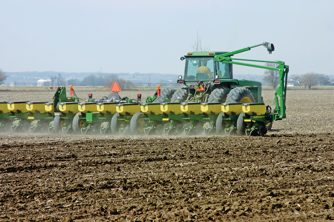 tractor planting