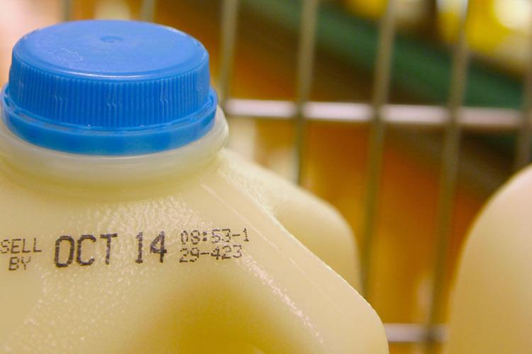 Date on milk jug