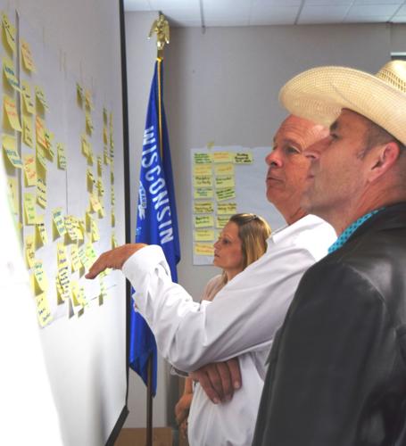 Bradley Guse, Jeff Schwager and Beth Wells