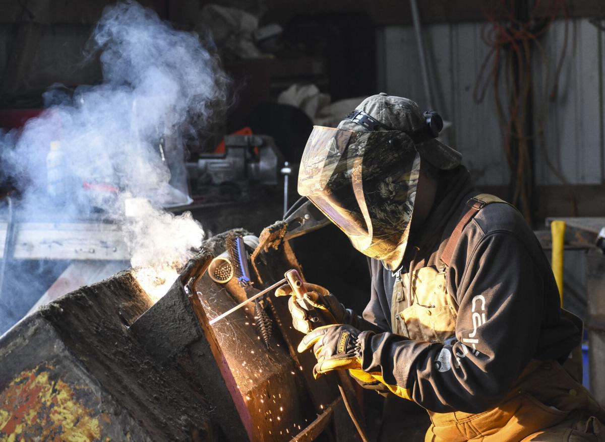 Brandon Boyd welds