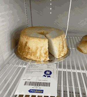Lemon Angel Food Cake