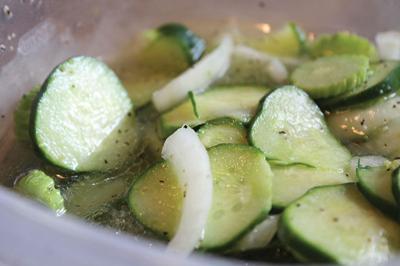 Ice Cube Fresh Cucumber Pickles