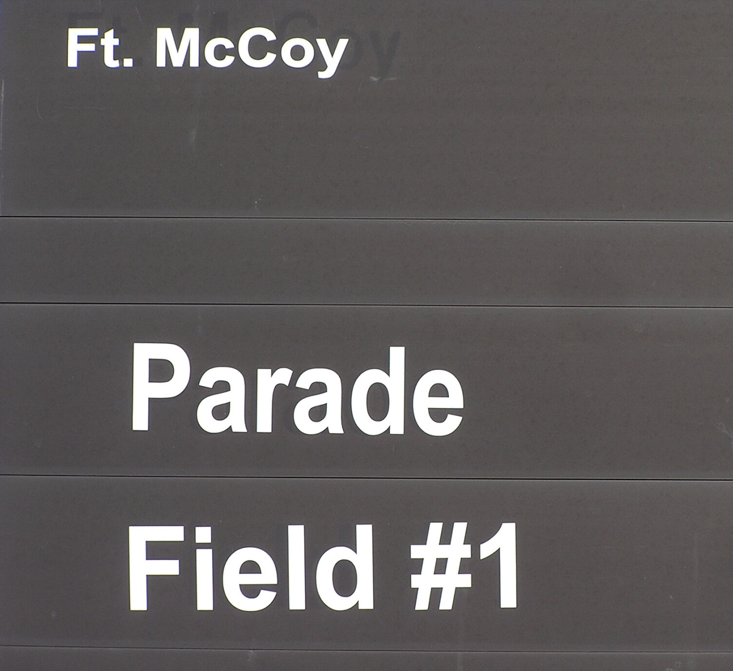 Sign Parade Field
