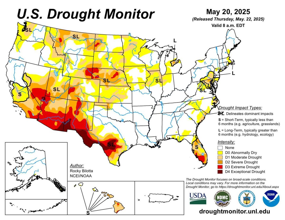 Drought map