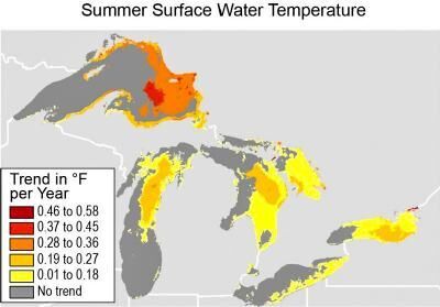 Summer Surface-Water Temperatures