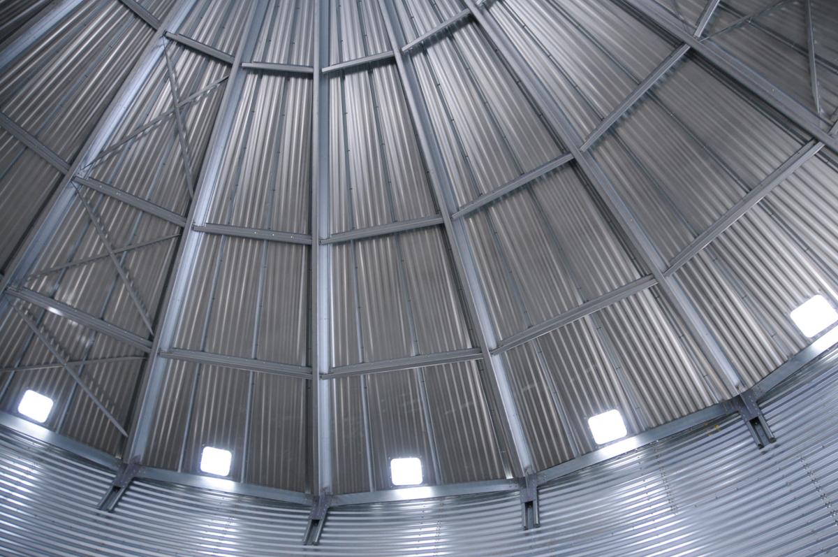 Grain bin interior