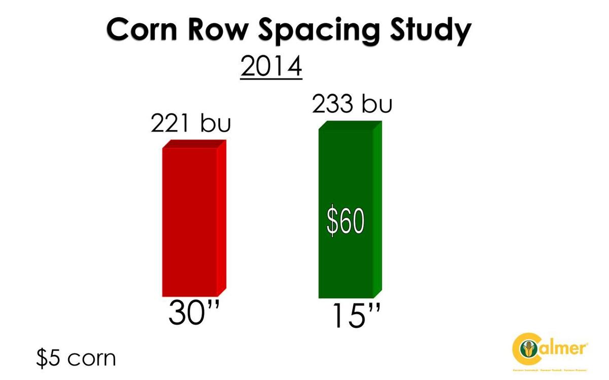 Corn-row spacing study