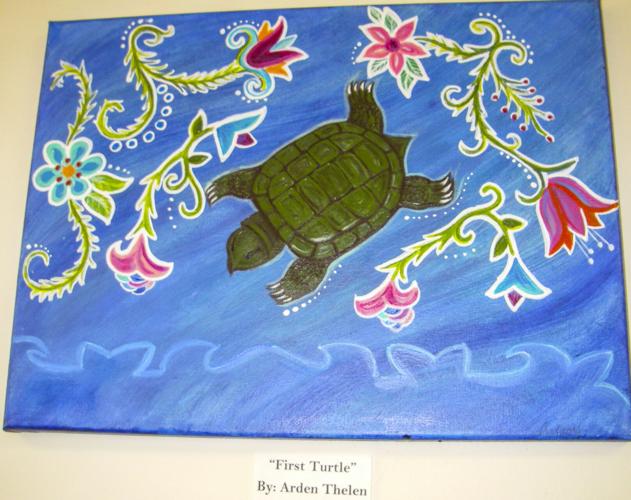 Creation of earth painting