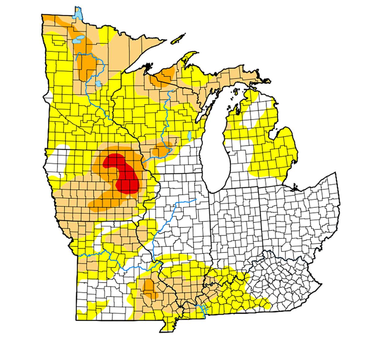 drought monitor map