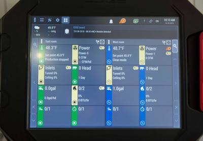 control panel for hog confinement