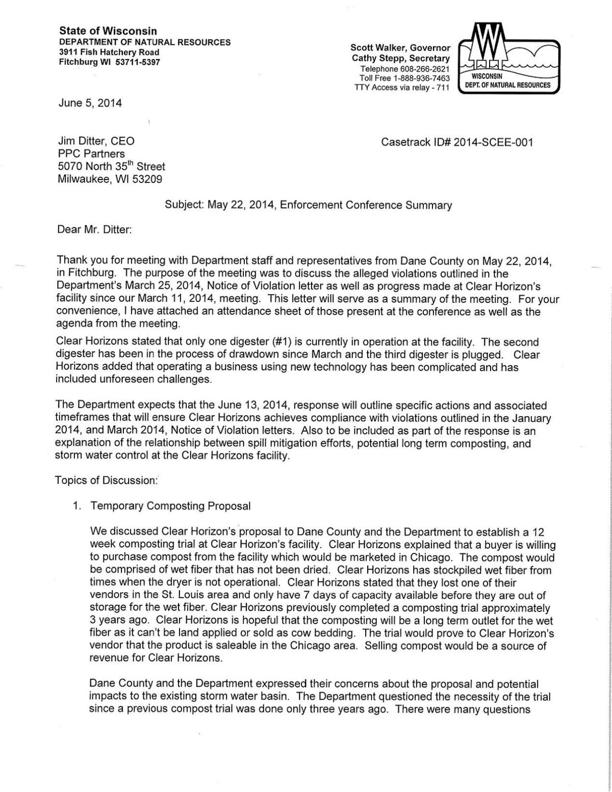 June enforcement summary