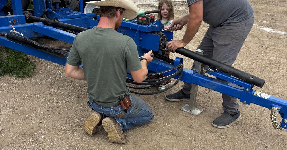 Neeralta grain bagging ready for harvest