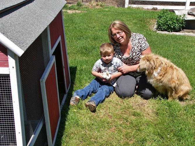 Dog saves farm woman's life