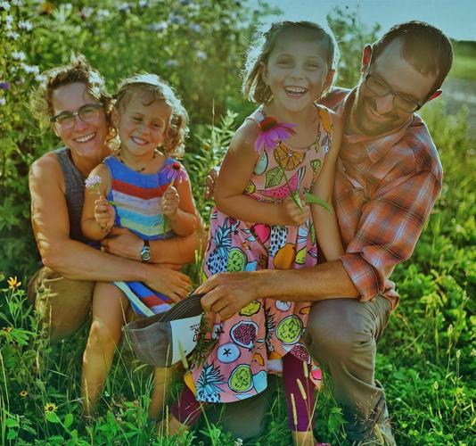 Stacey and Tenzin Botsford family