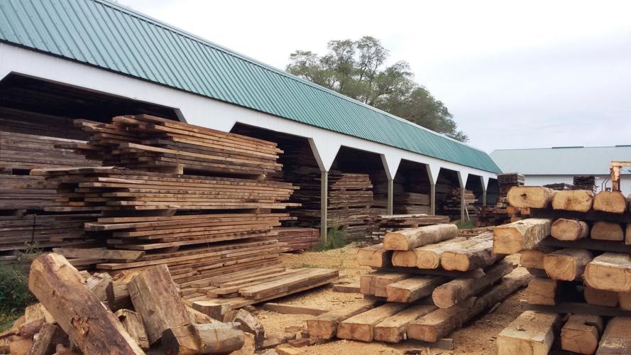 The BarnWood Company lumberyard