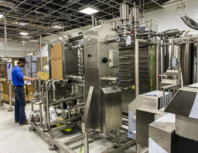 Pasteurizer at UW-River Falls dairy pilot plant
