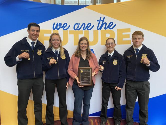 FFA Nationals Gold Emblem Livestock Evaluation Team.JPG