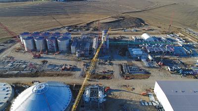 Elite Octane LLC, under construction in Cass County, Iowa