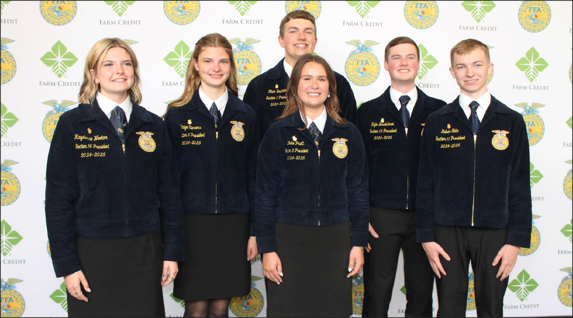 Illinois FFA state officers 2025