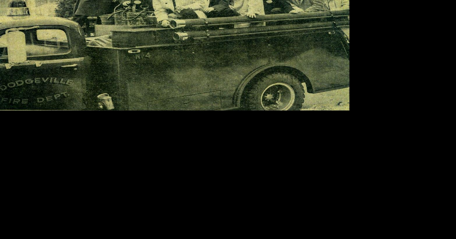Team in old pickup
