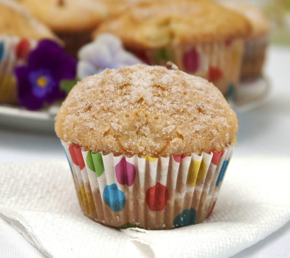 Rhubarb Streusel Muffins