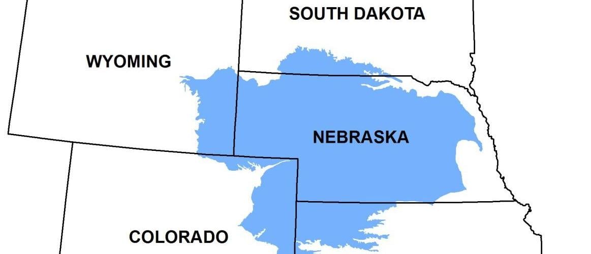 Ogallala Aquifer map