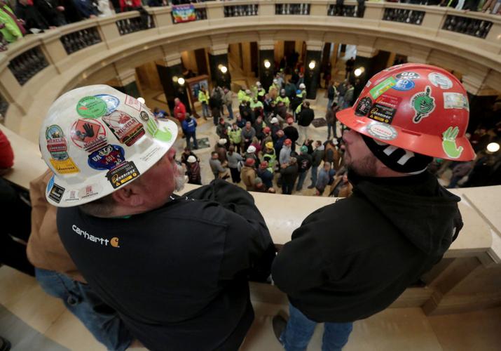 Right to Work - hardhats