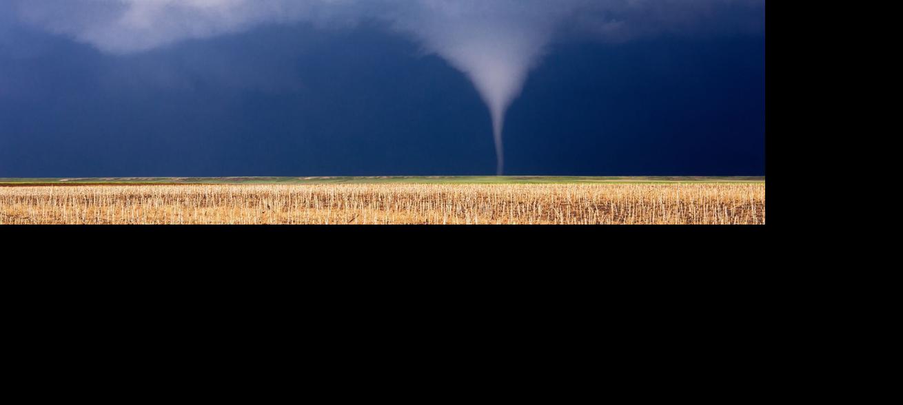 Tornado in field