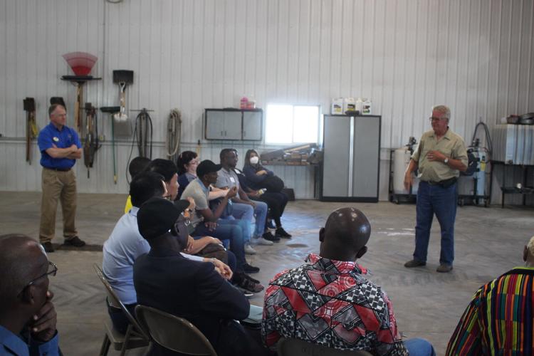 John Kinyuru and trade team