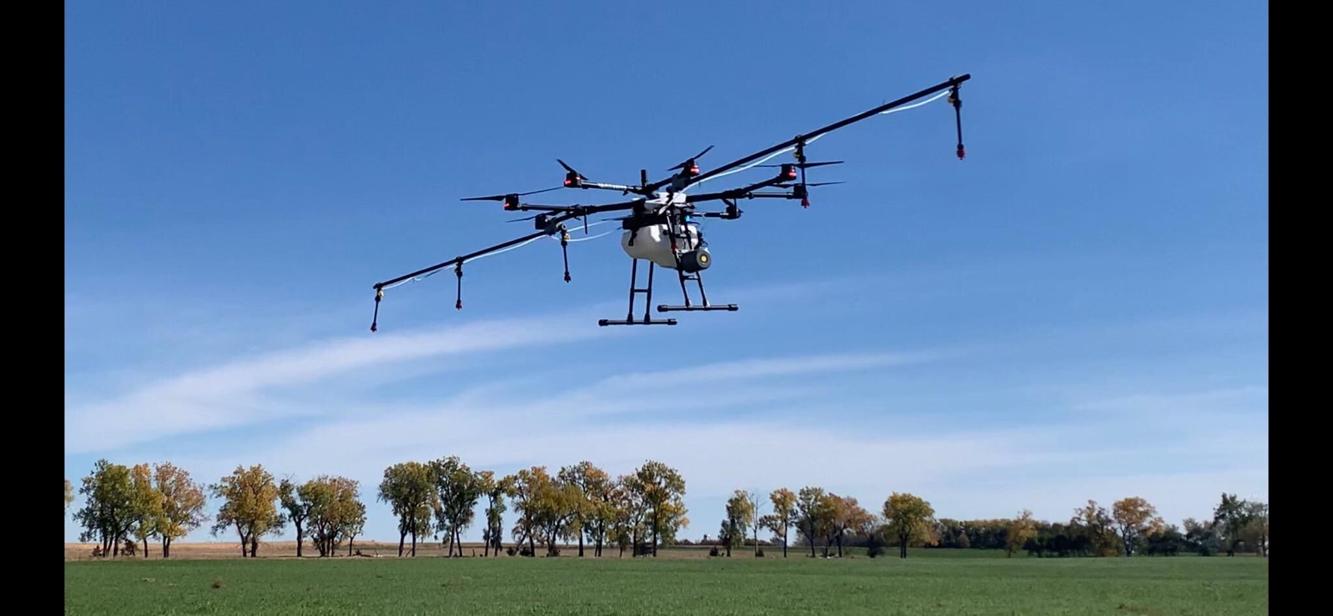 Drone spraying company takes flight in Mitchell
