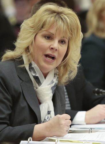 Cathy Stepp in Capitol