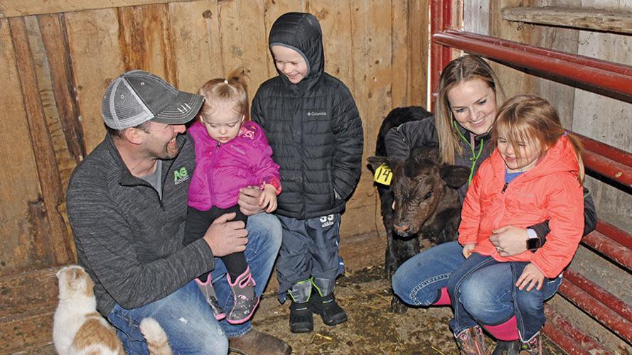 Todd and Megan Seys Dwyer and children