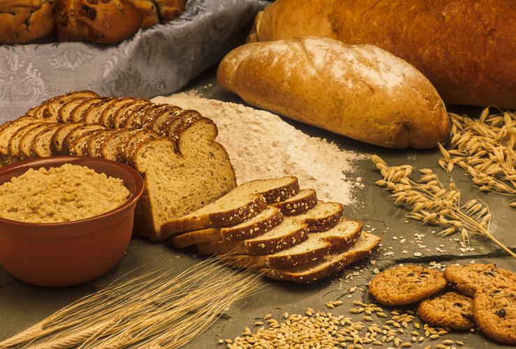 Bakery goods made from oats and barley