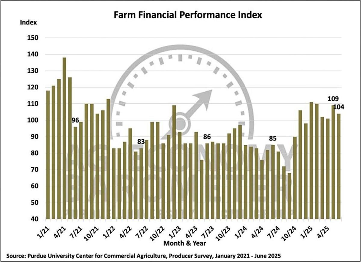 Figure 4. Farm Financial Performance Index, January 2021-June 2025