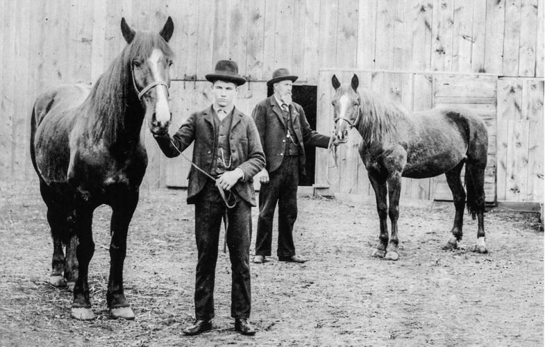 Men with horses