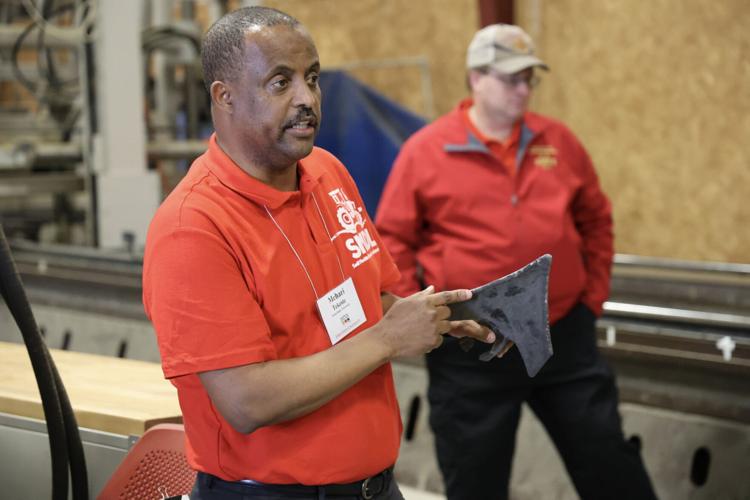 Tekeste with Sheriff