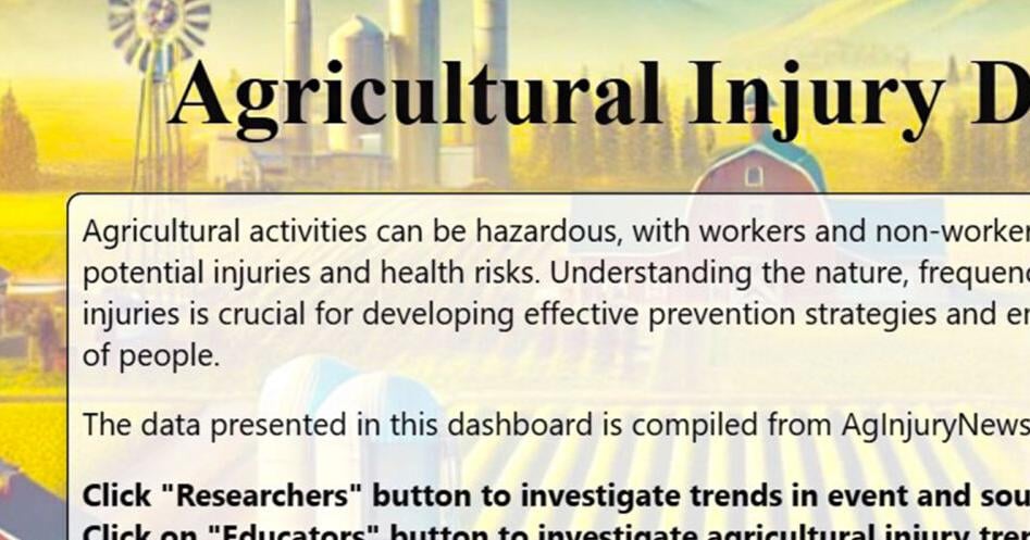 New app tracks farm injuries
