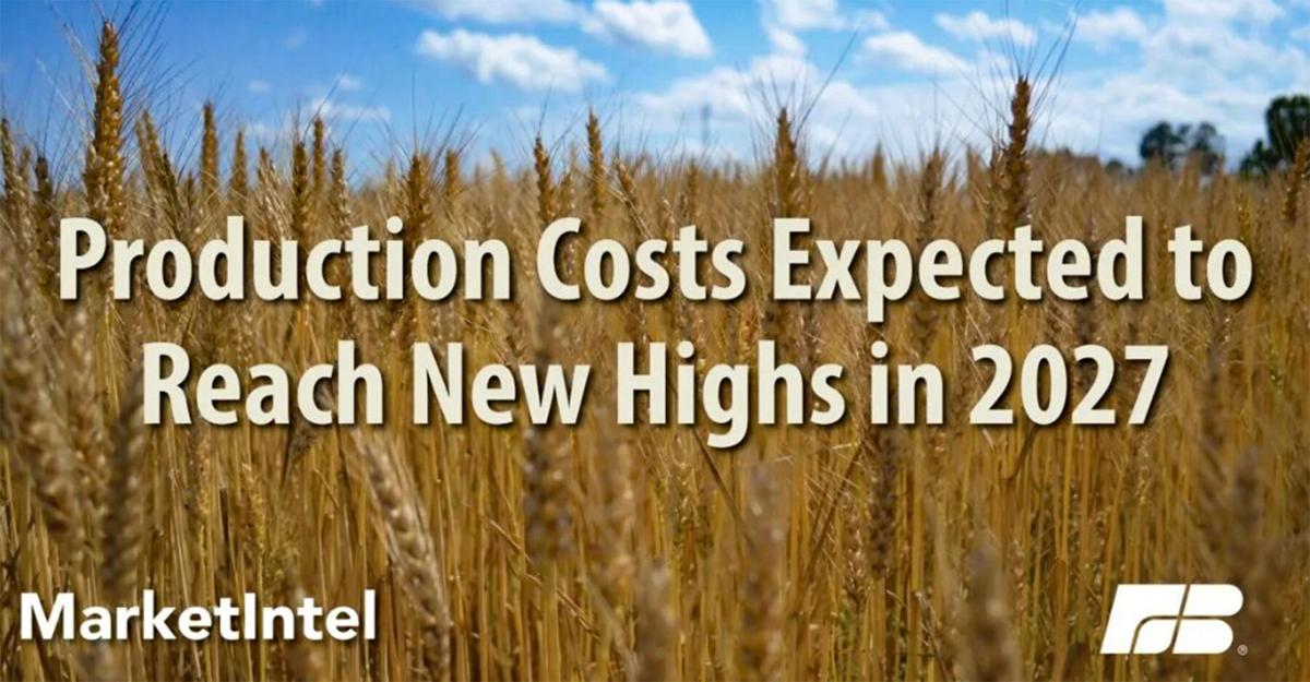 Production costs increase