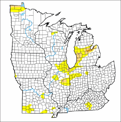 U.S. Drought Monitor for Aug. 5
