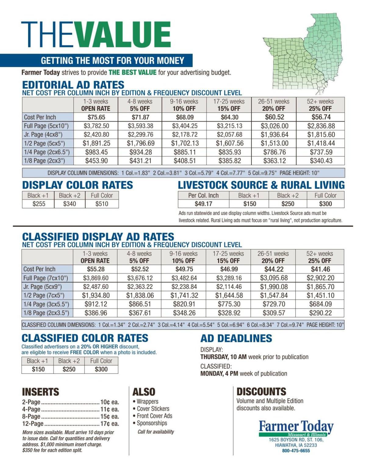 Display & Classified Rates
